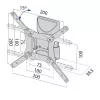 TV-Wandhalterung bis 37 Zoll, 20 kg, TB-152E, max. VESA 200x200