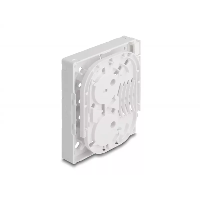 DeLOCK Glasfaser-Anschlussdose FTTH Wandmontage 4 x SC Simplex LC Duplex weiß