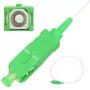 Pigtail SC/APC Singlemode Extralink G.657.A1 900µm FTTH 1,5m, Easy Strip, weiß