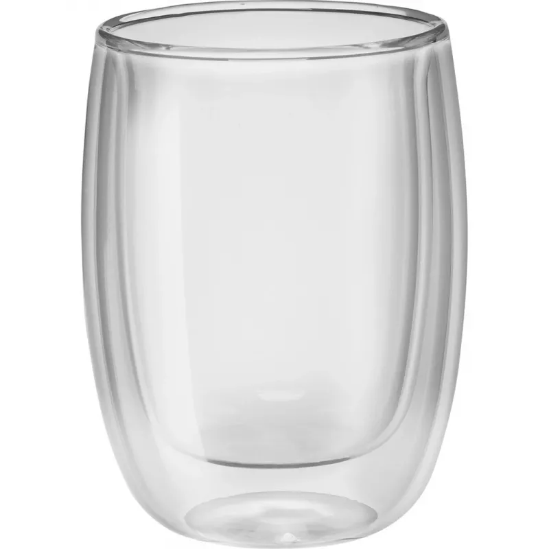 Borosilikatglas-Doppelwandbehälter ZWILLING 39500-076, 200 ml, klar, 2er-Set