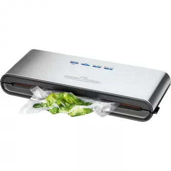 ProfiCook PC-VK 1080 - Vakuumiergerät (für Kunststoffbeutel) - 120 W - Edelstahl/Schwarz (501080)
