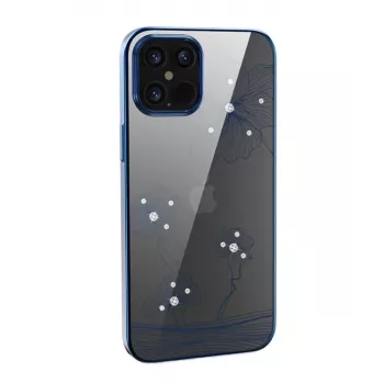 Schutzhülle Devia Crystal Flora für iPhone 12 mini, blau