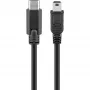 USB-Kabel Goobay 67989 0,5 m Mini-USB B auf USB-C Schwarz