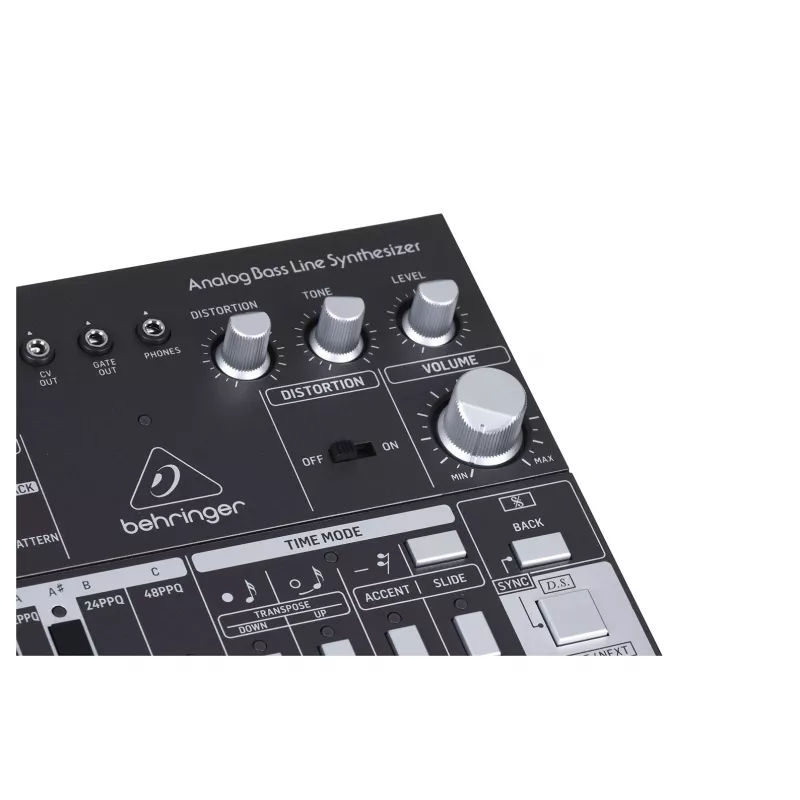 Analoger Synthesizer Behringer TD-3-SB Schwarz 9V DC