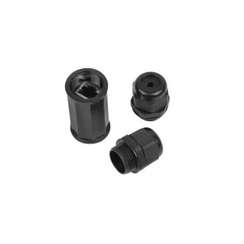 Kabeladapter RJ-45 Lanberg AD-RJ45-OS6-IP67 Schwarz