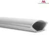 Kabelkanal flexibel MACLEAN MCTV-575 für Boden, weiß, 1,5 m, Breite 43 mm, Höhe 2,3–3,2 cm