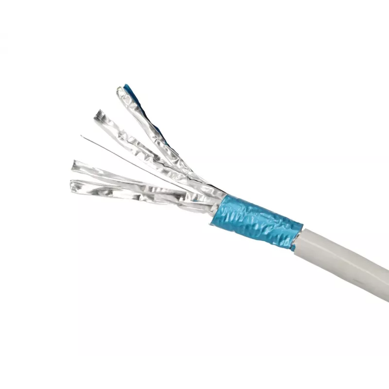 Netzwerkabel Extralink Twisted-Pair CAT6A FTP (F/FTP) V2 Indoor 500M Grau