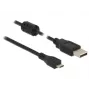 USB-Kabel DeLOCK 84900 USB 2.0 0,5 m USB A Micro-USB B Schwarz