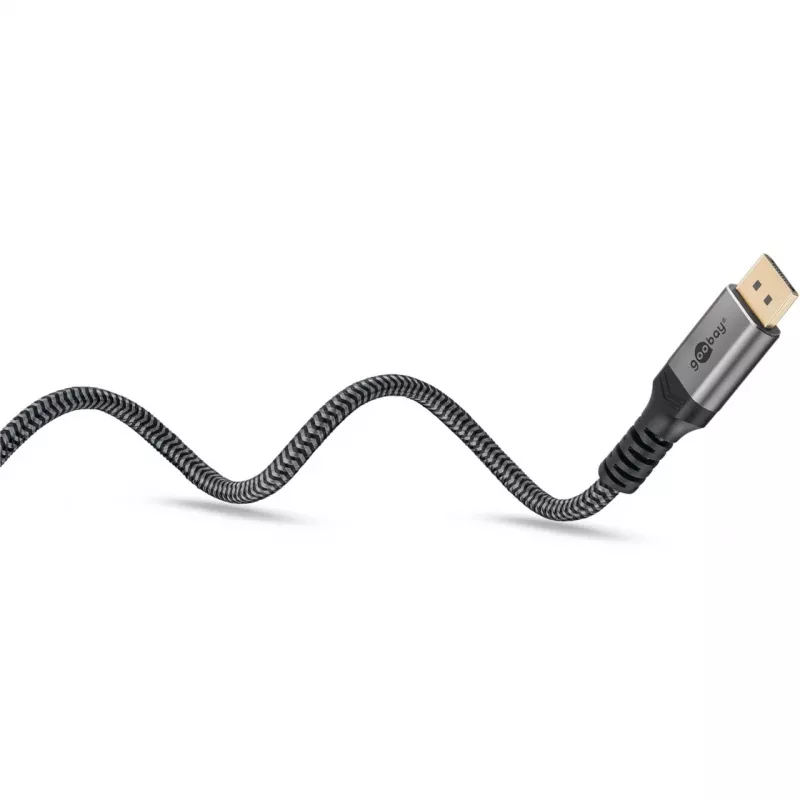 Pro Displayport 1.4 Sleeved - DisplayPort-Kabel - 2m - Schwarz