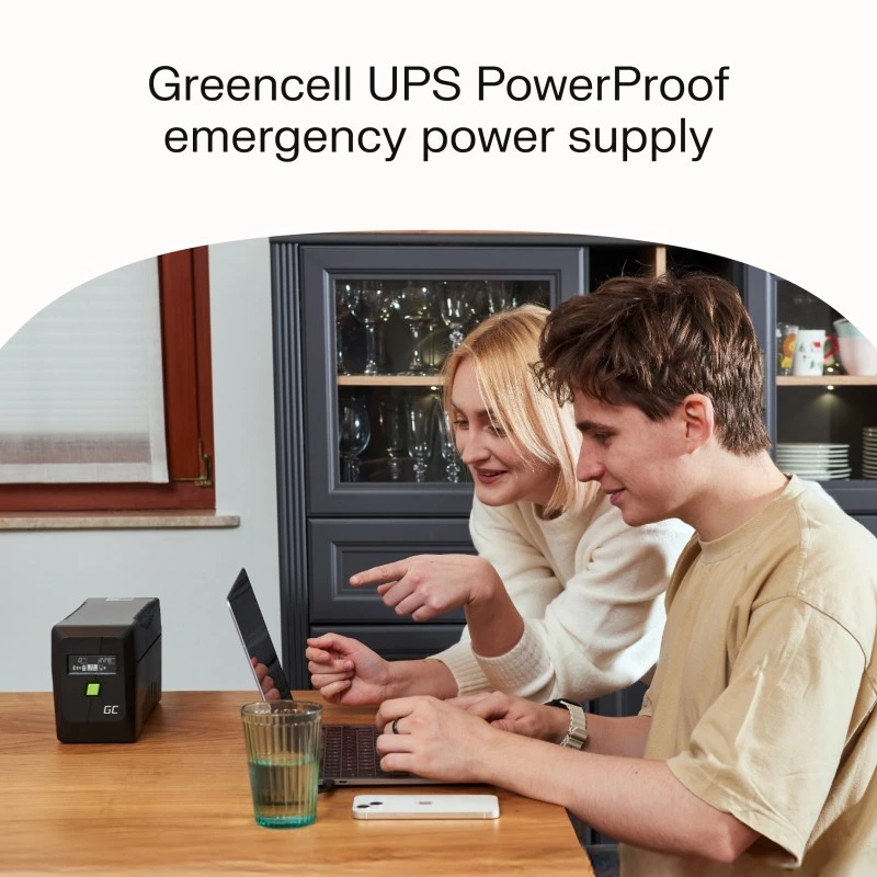 Green Cell UPSLP700 USV (unterbrechungsfreie Stromversorgung) Line-Interactive 1 kVA 700 W 4 AC-Ausgänge