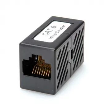 RJ-45 Modular-Koppler ROLINE Cat.6 ungeschirmt schwarz
