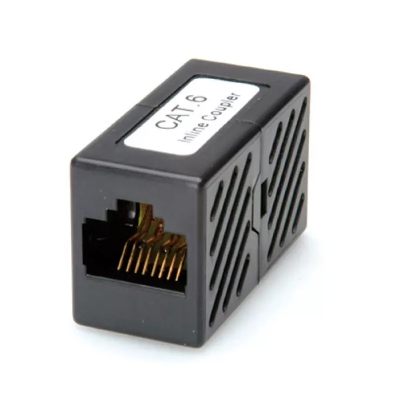 RJ-45 Modular-Koppler ROLINE Cat.6 ungeschirmt schwarz