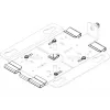 WLAN Access Point T-Bar-Halterung Lancom Systems LX-7000 für LX-7500 LX-7300, weiß, 5er-Pack