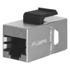 Keystone-Modul LANBERG KSF5-3000 — Cat5e F/UTP-Flachkabel, RJ-45-Buchse, schwarz