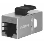 Keystone-Modul LANBERG KSF5-3000 — Cat5e F/UTP-Flachkabel, RJ-45-Buchse, schwarz