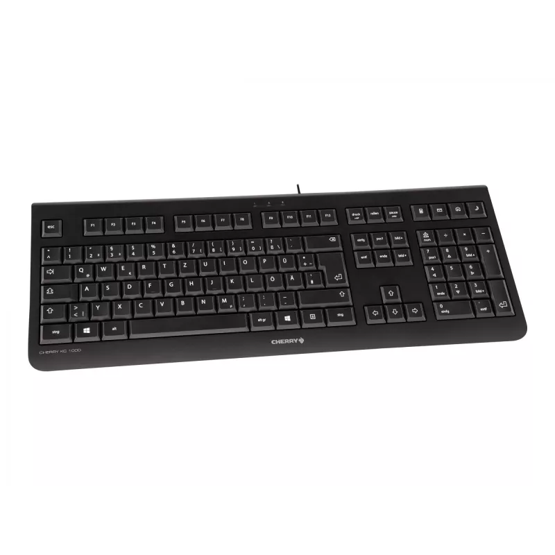 Cherry KC 1000 - Tastatur - Nordisch - Schwarz