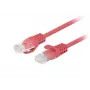 Patchkabel LANBERG PCU6-20CC-0025-R RJ45 Cat.6 U/UTP-Patchkabel 0,25 m Rot