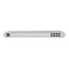 Verwalteter L2-Netzwerk-Switch UBIQUITI USW-Aggregation — 8 SFP+-Slots, 10G-Unterstützung, lüfterlos, 1U-Rack, silber