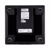 Elektronische Personenwaage Omron VIVA – quadratisch, schwarz, max. 150 kg, 100 g Genauigkeit, Körperfett/BMI/BMR, 30-Benutzer-Speicher