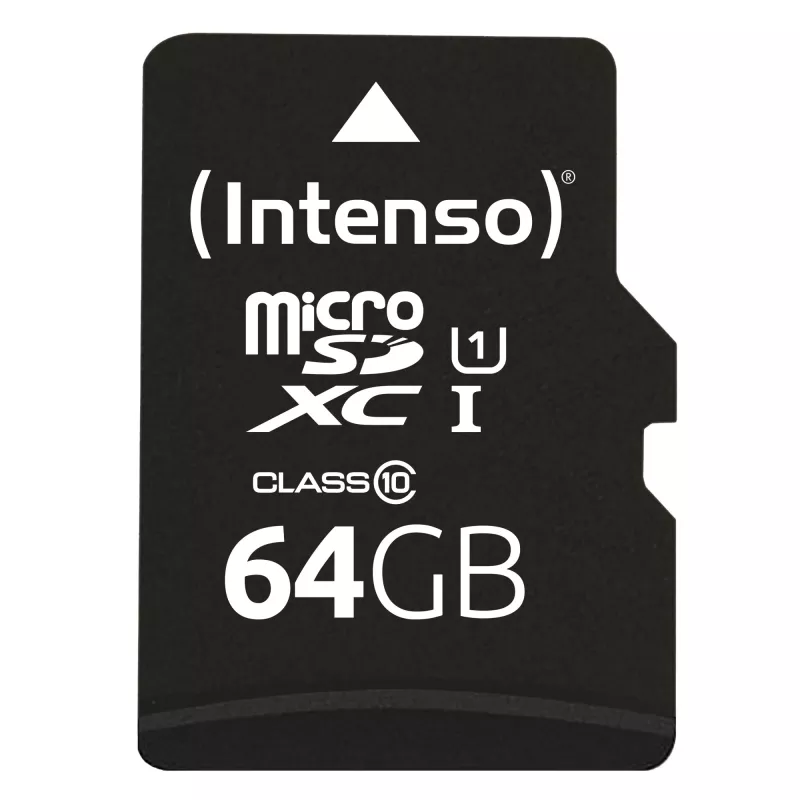 Memory Card Intenso 64GB MicroSDXC UHS-I Class 10 3423490
