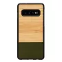 Smartphone-Hülle man and wood für Galaxy S10 — Bamboo Forest schwarz