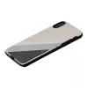 Smartphone-Hülle man and wood für iPhone X/XS — grau Anzug, schwarz
