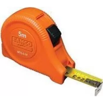 Maßband Bahco MTG-5-19 5m Schwarz Orange Gelb
