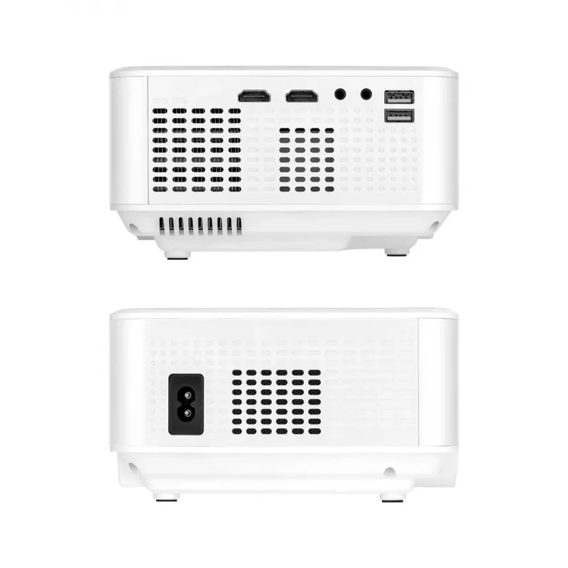 Standard-Throw-Projektor kruger & matz V-LED20 Full HD 1080p, LED, 1,4:1 Throw-Verhältnis, 15–150 Zoll Leinwand, Bluetooth, 3-W-Lautsprecher