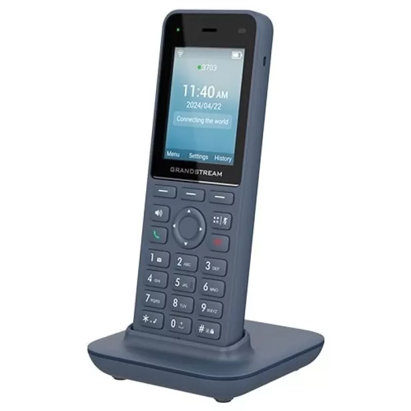 Grandstream Networks WP8256 IP-Telefon Anthrazit 3 Leitungen LCD Wi-Fi