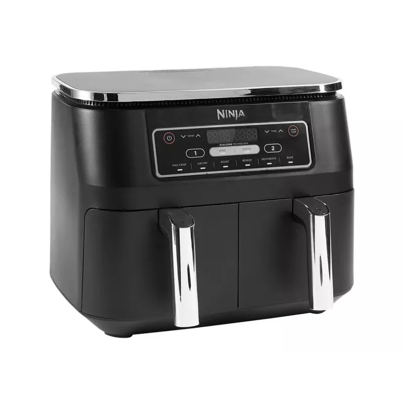 Ninja AF300 Double 7,6 L Stand-alone 1690 W Heißluftfritteuse Schwarz