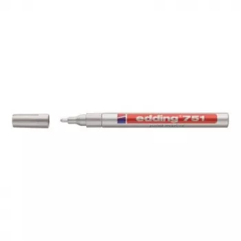 Marker pens Edding e-751 Weiß feine Spitze, 2er-Pack, weiße Tinte