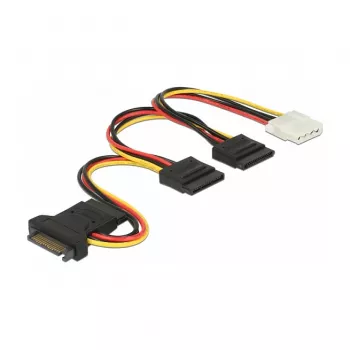 Internes Stromkabel DeLOCK 60171 0,2 m SATA 15-Pin Stecker