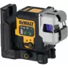 Akku-Multilinienlaser DeWalt DCLE14301GB 3×180° Kreuzlinie, 18V, grüne Linien, integrierter Powerstack Li-Ion