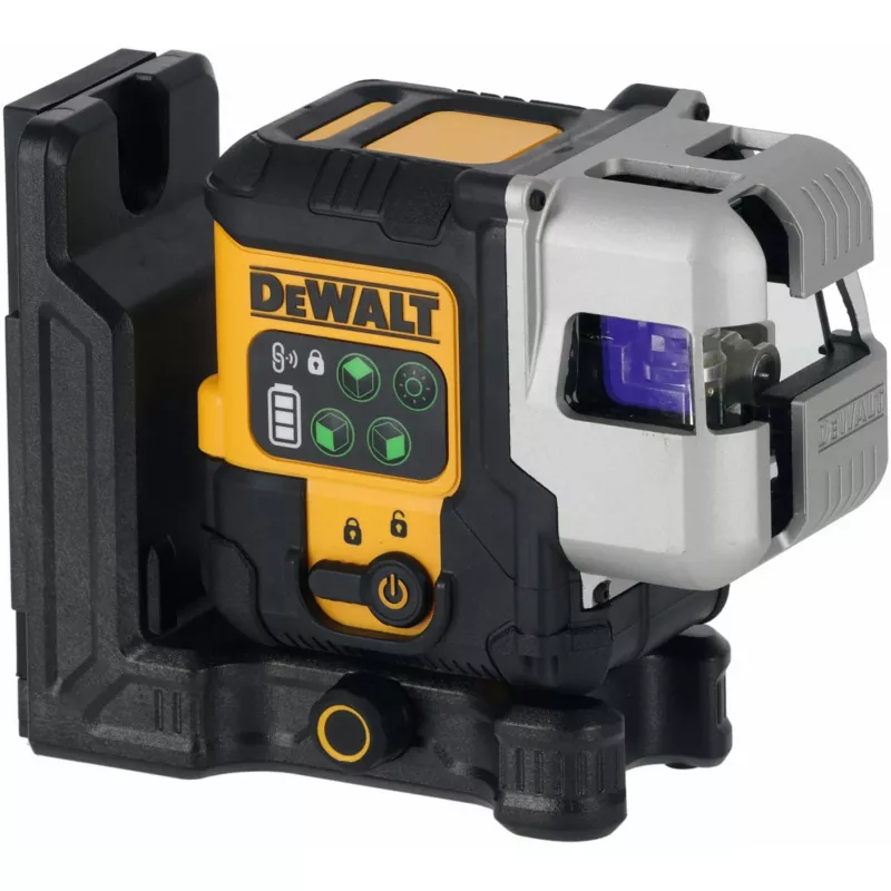 Akku-Multilinienlaser DeWalt DCLE14301GB 3×180° Kreuzlinie, 18V, grüne Linien, integrierter Powerstack Li-Ion