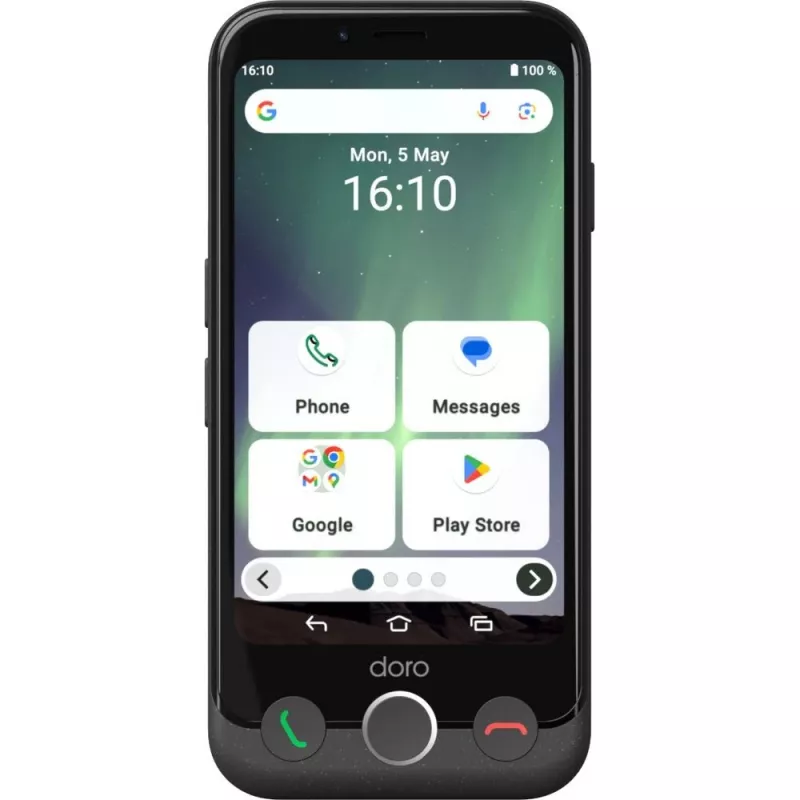 Smartphone Doro Aurora A10 4.5 Zoll 4 GB 64 GB Schwarz