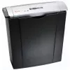 Aktenvernichter PEACH PS400-02, Streifenschnitt, 22 cm Arbeitsbreite, 7 mm Schnitt, schwarz/silber