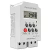 Elektronischer DIN-Schienen-Zeitschalter QOLTEC PC0629 — 24V Versorgung, 16A Ausgang