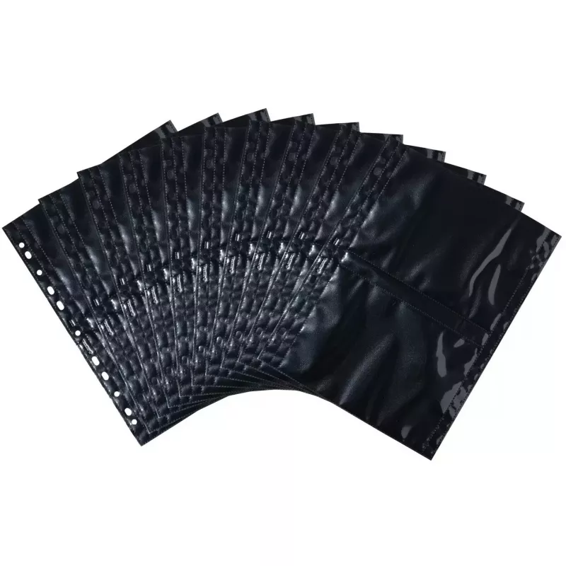 Fototaschen HERMA Fotophan 13x18 cm quer schwarz 10 Stück