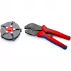 Knipex 97 33 02 Kabelcrimpzange Crimpwerkzeug Blau, Rot