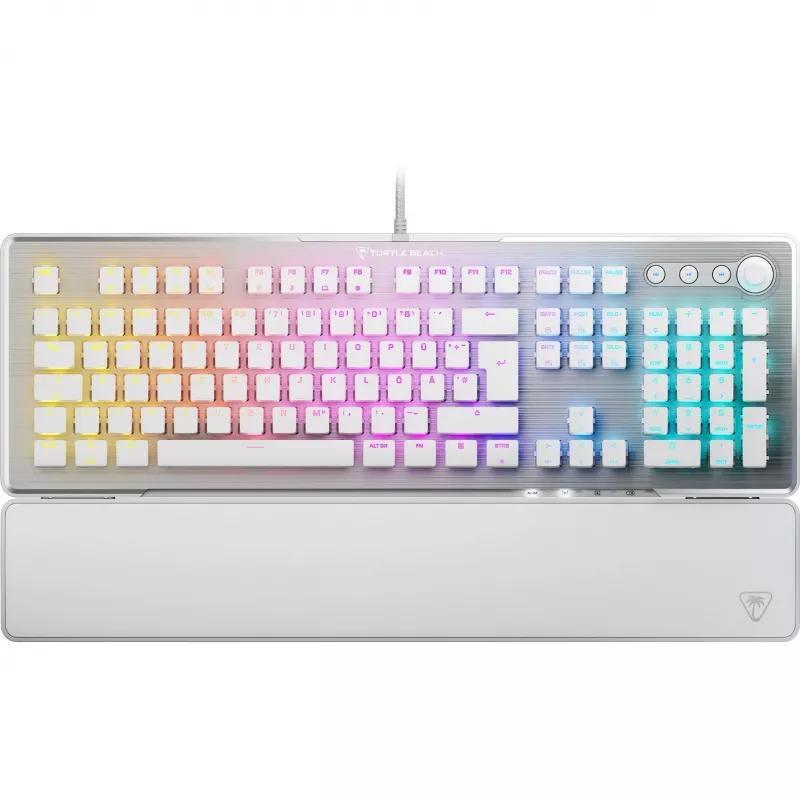 Turtle Beach Vulcan II Tastatur Gaming USB Deutsch Weiß
