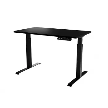 Schreibtisch cama meble MOON elektrisch höhenverstellbar gerader Tisch 1210×670 mm schwarz