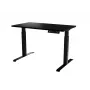 Schreibtisch cama meble MOON elektrisch höhenverstellbar gerader Tisch 1210×670 mm schwarz