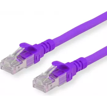 Secomp Roline - Patchkabel - RJ-45 (M) auf RJ-45 (M) - 1 m - SFTP - CAT 6a - Violett (21.15.2931)