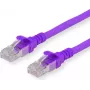 Secomp Roline - Patchkabel - RJ-45 (M) auf RJ-45 (M) - 1 m - SFTP - CAT 6a - Violett (21.15.2931)