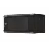Wandmontierbarer Rack-Schrank LANBERG WF03-5304-10B 19 Zoll 4U schwarz, Glastür