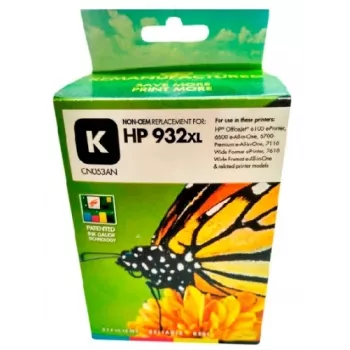 Kompatible Patrone Static-Control Hewlett-Packard 932XL CN053AE 100ml Schwarz