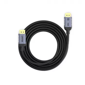 UNITEK C1626GY01-1M DisplayPort 2.1 Schwarz
