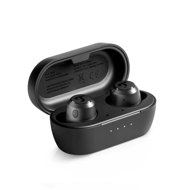 Teufel REAL Blau TWS 3 Headset Kabellos In-Ear Anrufe/Musik Bluetooth Schwarz