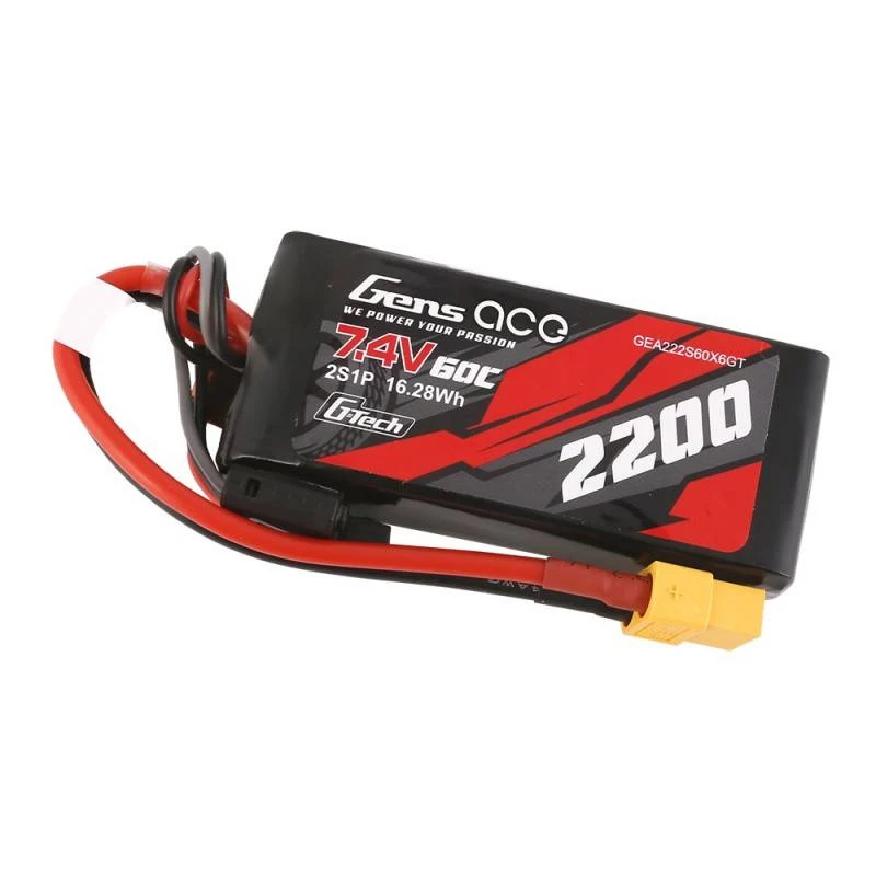 Batterie Gens ace G-Tech 2200mAh 7,4V 60C 2S1P LiPo