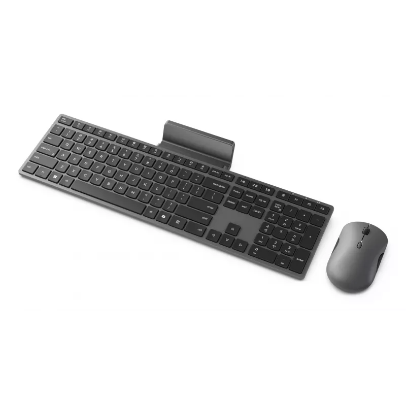 Kabelloses Tastatur-Maus-Set Lenovo 700 Modern Multi-Device – US-Englisches Layout, Bluetooth, Luna Grau